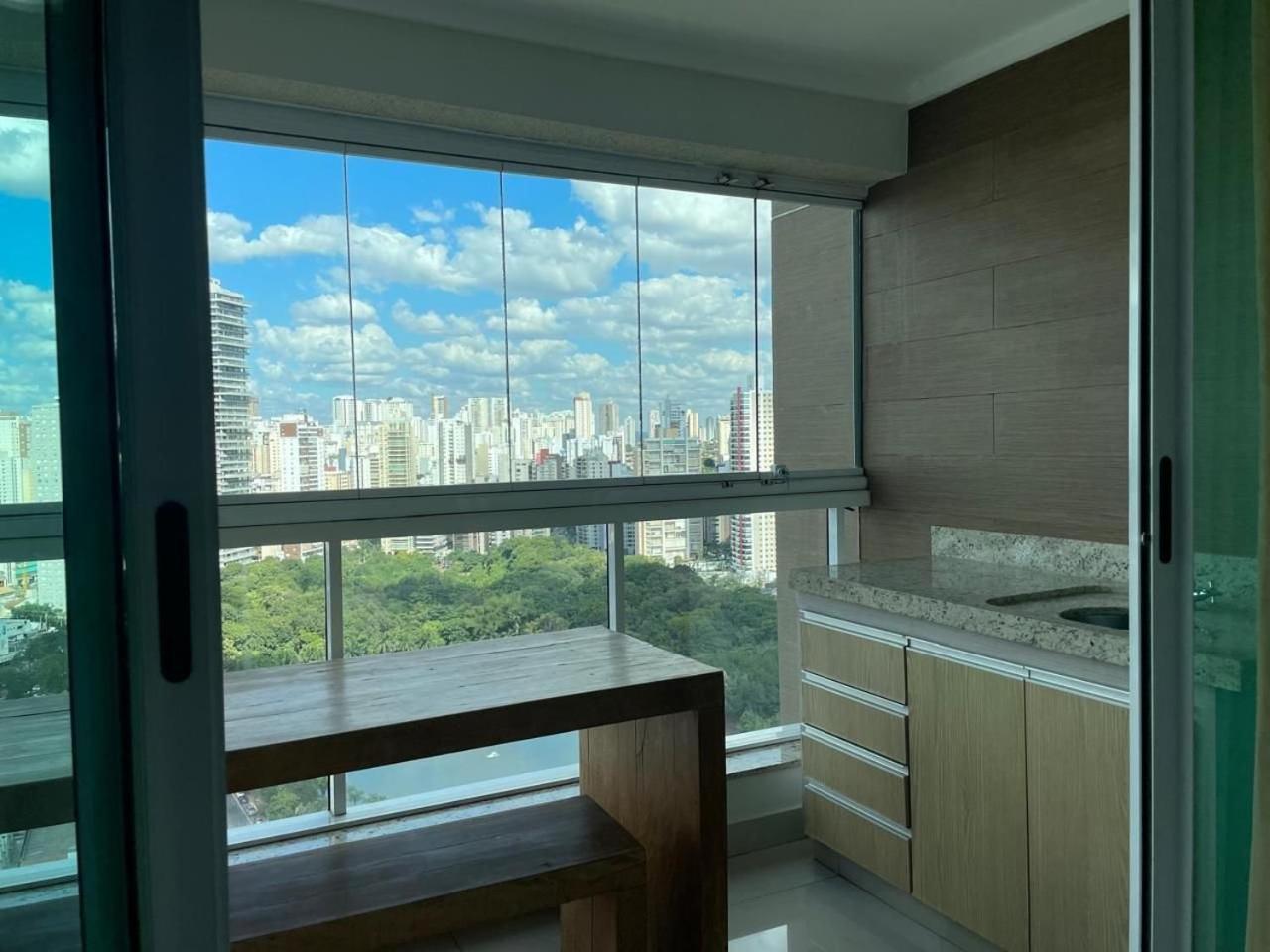 Moderno Flat Com Vista Para O Parque Vaca Brava Goiânia Exteriér fotografie