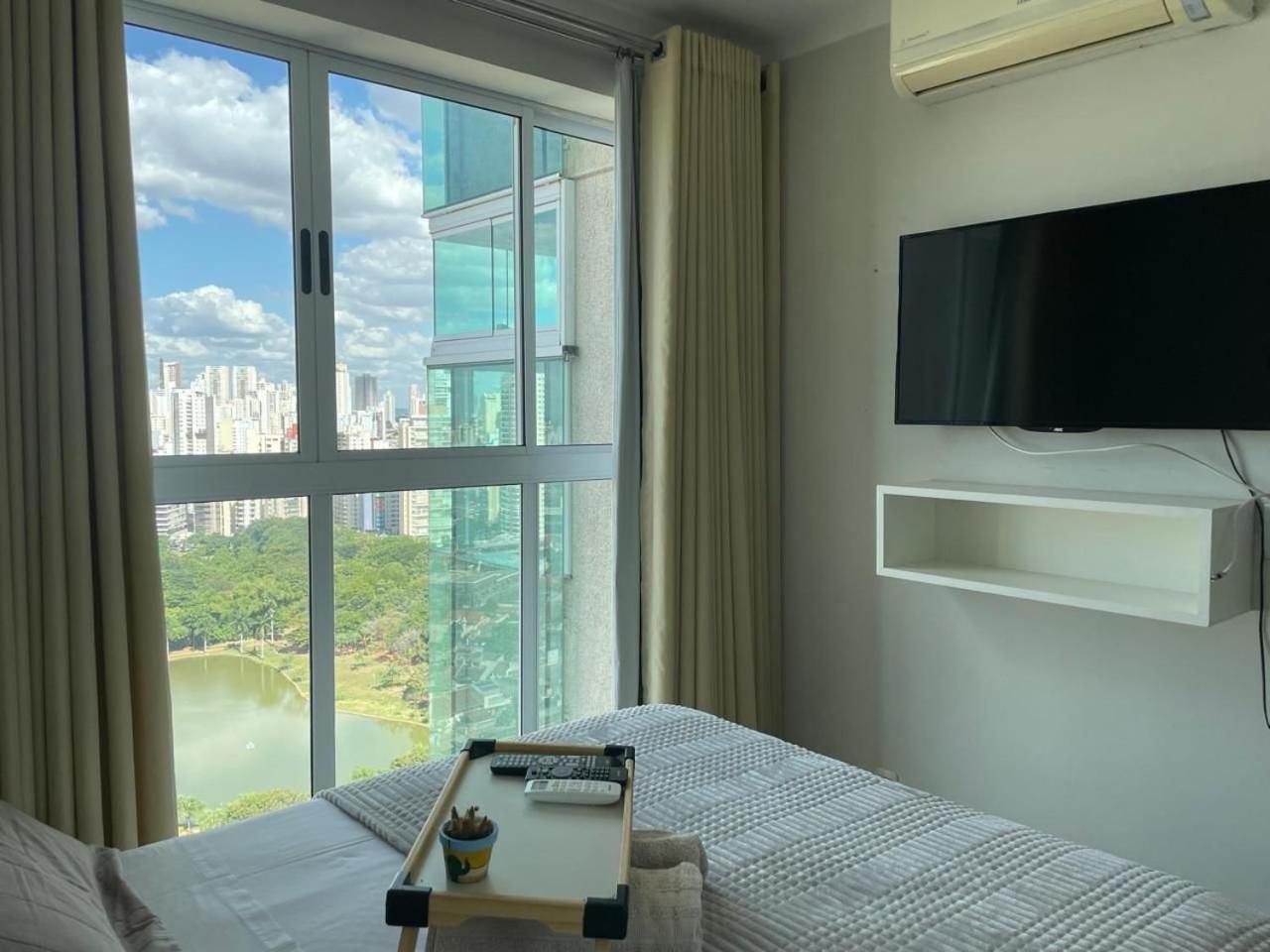 Moderno Flat Com Vista Para O Parque Vaca Brava Goiânia Exteriér fotografie